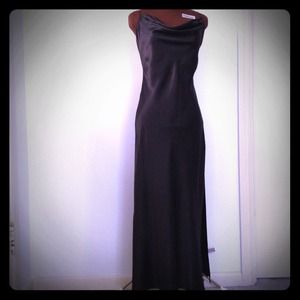 Victoria's Secret draped silk nightgown M