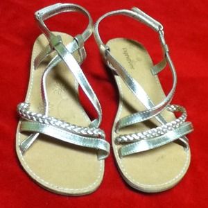 Gold Strapy Sandal