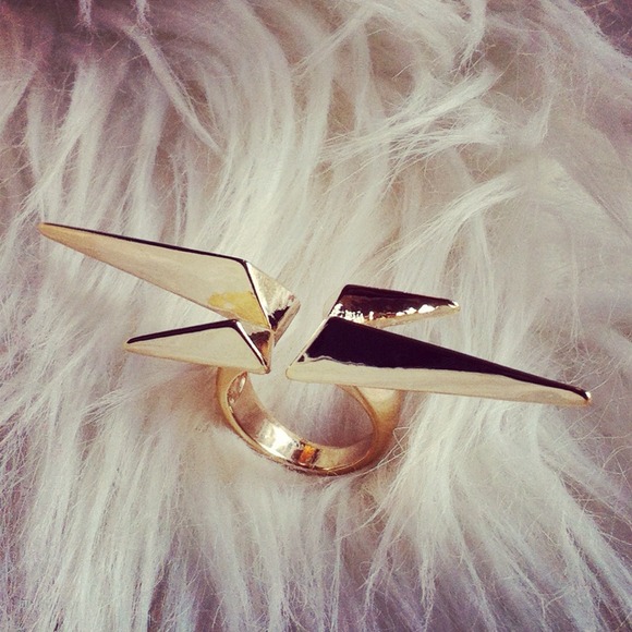 Jewelry - Double stab ring - gold