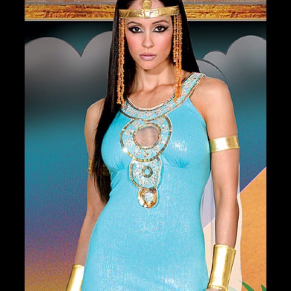Brand New Cleopatra Costume- blue