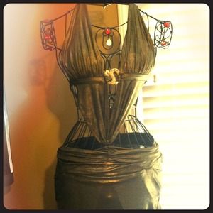 Not available Long open back dress