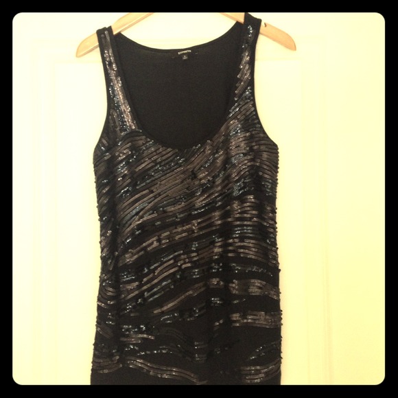 SOLD Express Sequined Tank