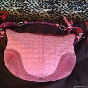 🔴REDUCED🔴Pink signature COACH bag