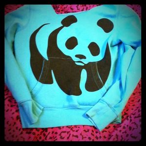 WWF blue sweater