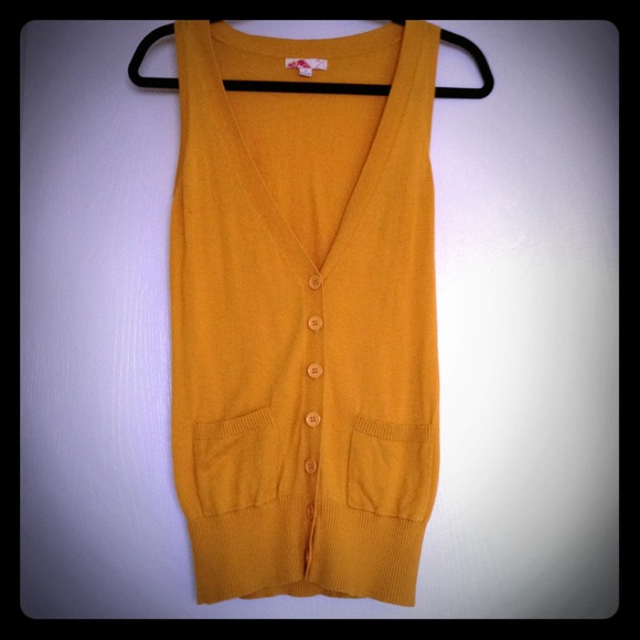 Forever 21 Tops - Mustard vest