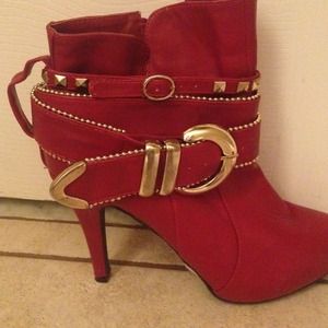 Red booties