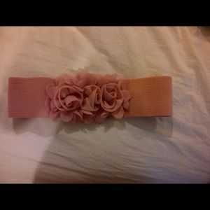 Pink Belt with Flower