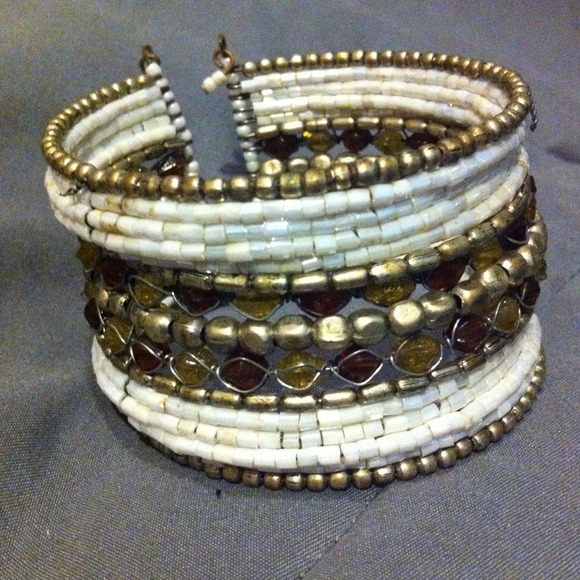 Beaded cuff