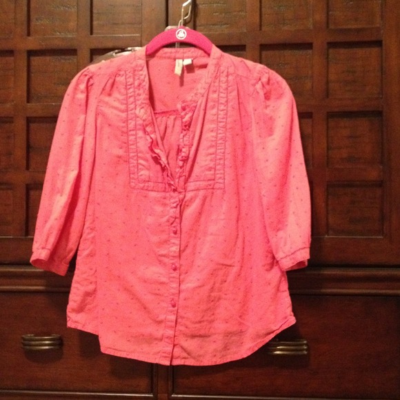 Coral 3/4 length top