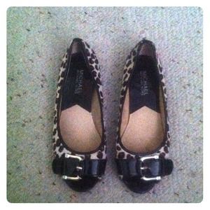 Reserved! Michael Kors animal print flats.