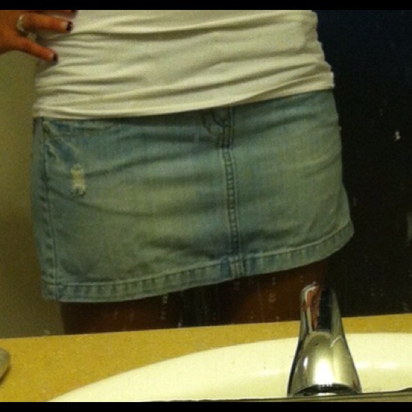 American eagle denim skirt