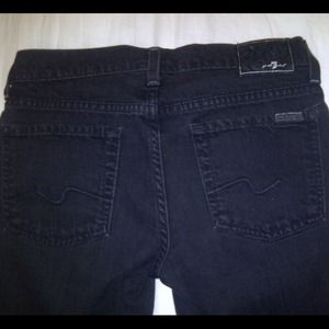 Black 7FAM Jeans