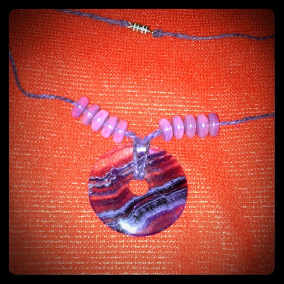 ❌💵SOLD💵❌amethyst stone pendant