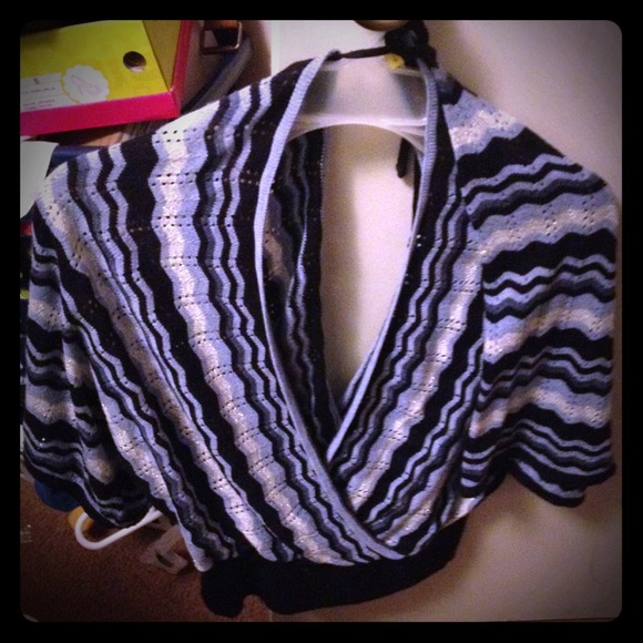 Navy white and silver