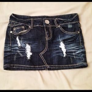 Short Jean Skirt