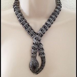 Jewelry - ✨✨dazzling snake necklace with earrings✨✨ Jewelry - ✨✨dazzling snake necklace with earrings✨✨