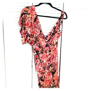 Bebe flower print dress, size small