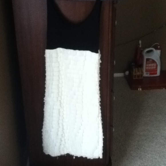 Cute black and Creme tank dress