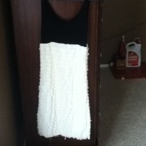 Cute black and Creme tank dress