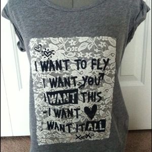 Grey Lace Detailed Top