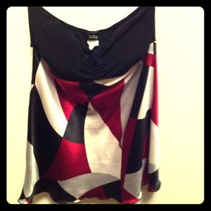 Sweetheart neck line strapless tank