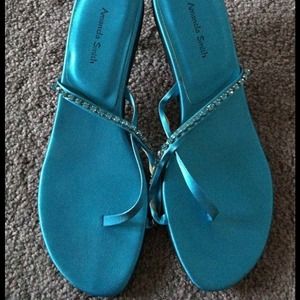 Beautiful Turquoise Heels with Studs