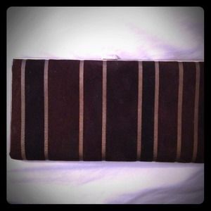 Lodis Brown suede wallet