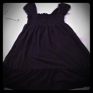 LOFT Black cotton dresss
