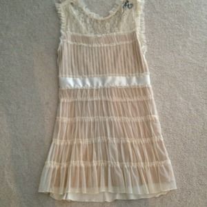 Sleeveless Lace Tunic