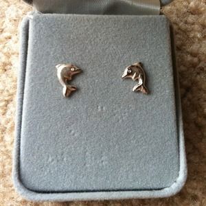 Dolphin earrings.