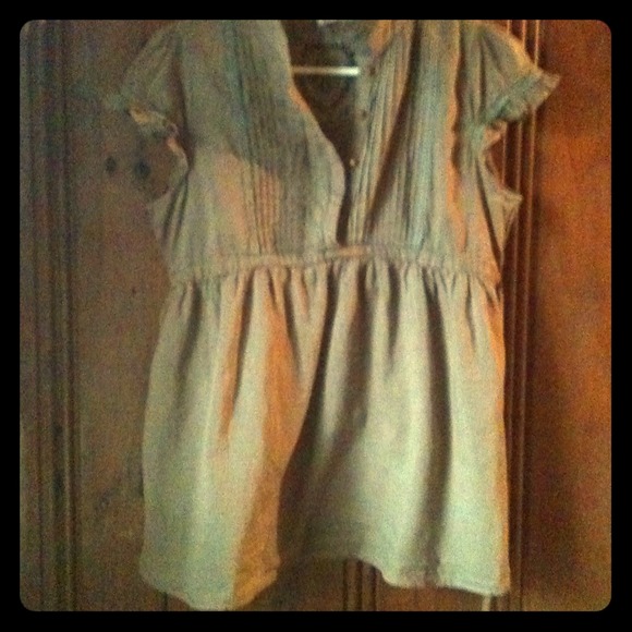 Tan cotton shirt
