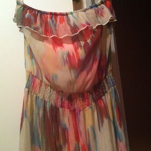 Tube top maxi dress