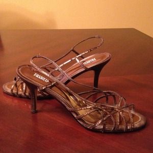 Brown dress sandals