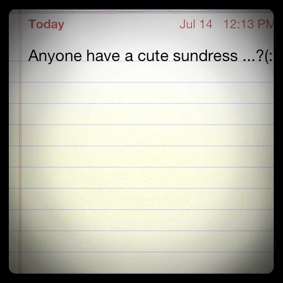 In need of cute sundresses to wear anywhere !(: