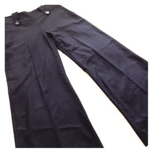 Burberry wool wide leg pants. Size 8.