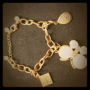 Butterfly charm bracelet.