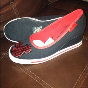 Shoes - 💢reduced! 💢 {NEW} Ladies Mickey Wedge Sneakers Shoes - 💢reduced! 💢 {NEW} Ladies Mickey Wedge Sneakers