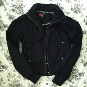 ❌TRADED❌! Black bomber jacket from Forever 21