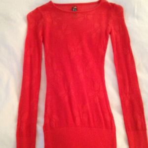SALE Free People XS, perfect tangerine LS top
