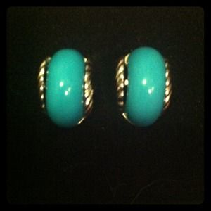 Kenneth Jay Lane Vintage Silver Earrings