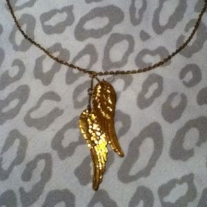 Angel wing necklace