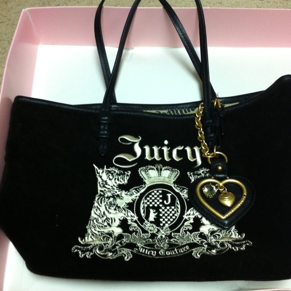 Juicy Couture bag with gold chain authentic