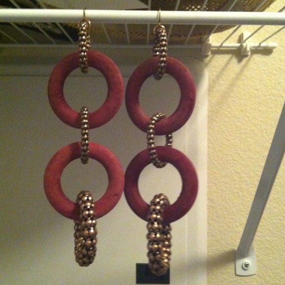 Unique retro earrings - Picture 2 of 3