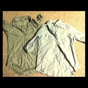 Tunic button ups