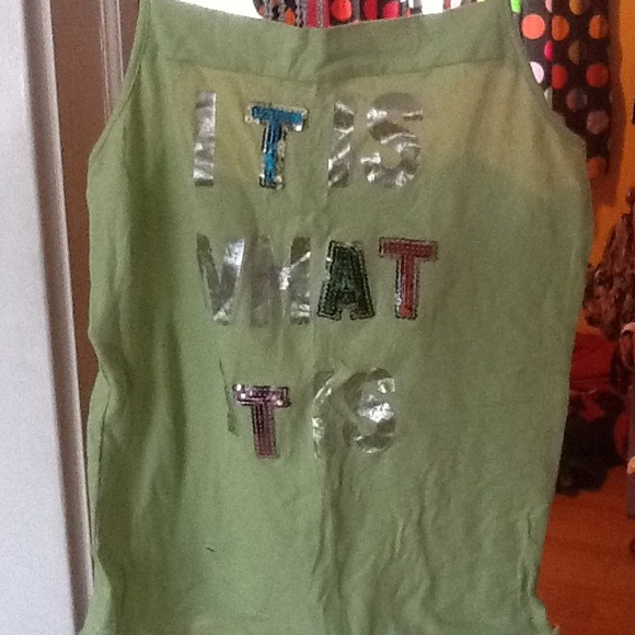 Green it is what it is tank .