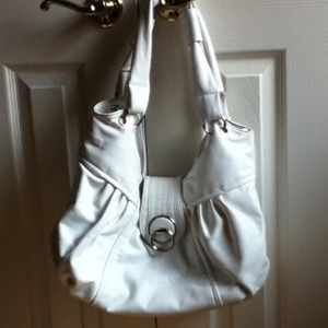 White purse