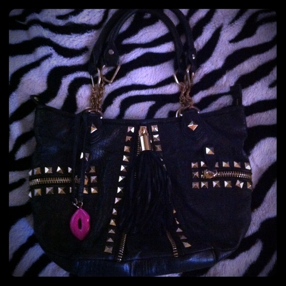 💋Betsey Johnson Black Leather @tpresley💋