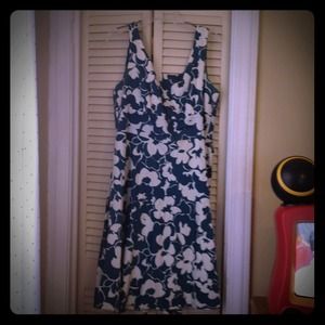 Sale!!! Blue and white dress