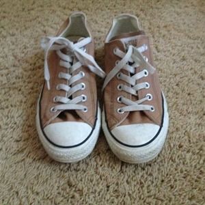 Used brown Converse All star low tops
