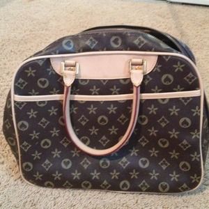 Faux Louis Vuitton bowler bag
